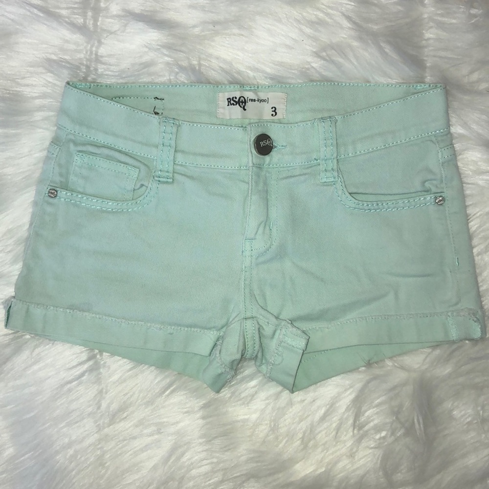 RSQ Mint Shorts